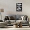 Stupell Industries Black & White Forest Reflection Framed Floater Canvas Wall Art Design by Rick Berk